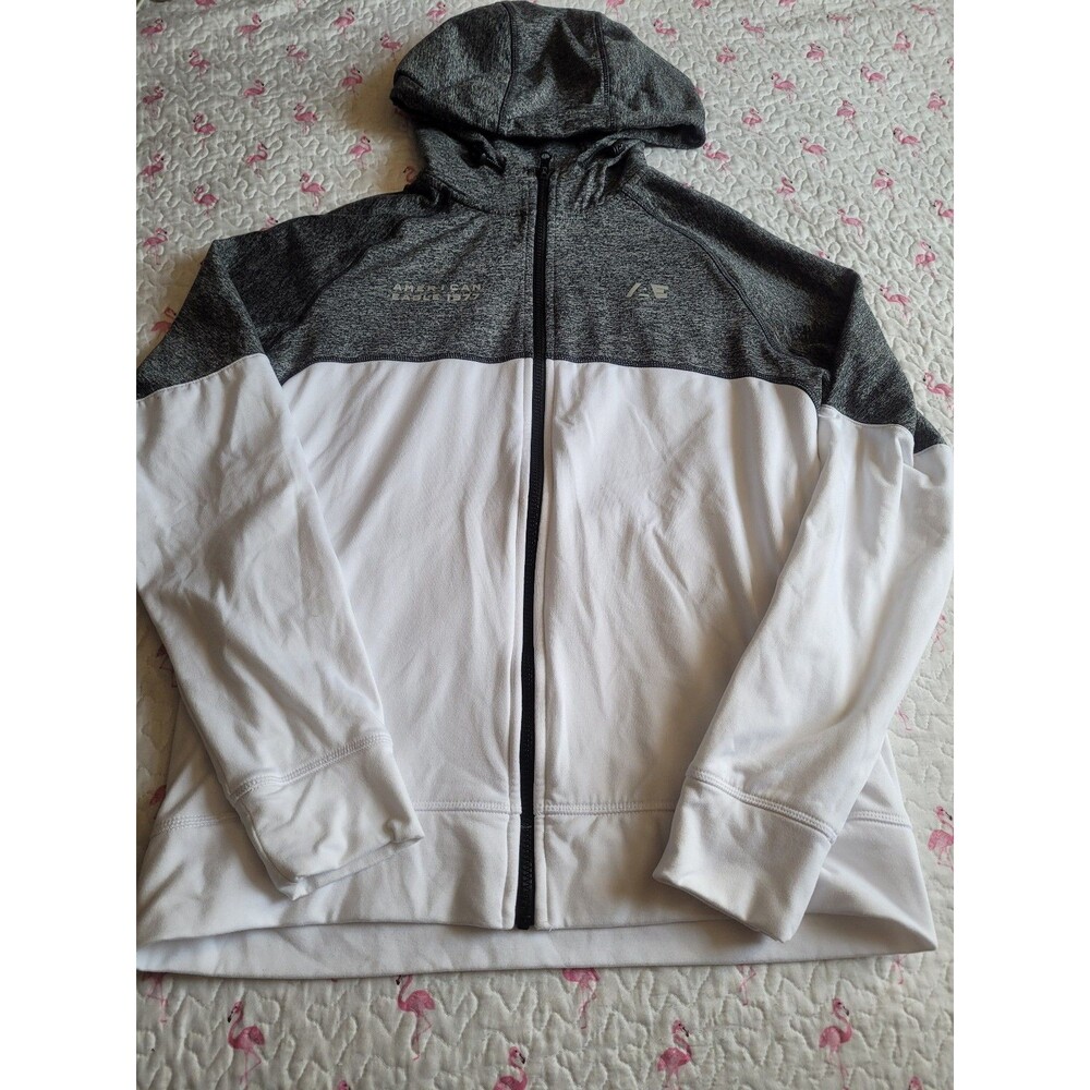 ​American Eagle Colorblock Full Zip Hoodie Jacket Size M #103
